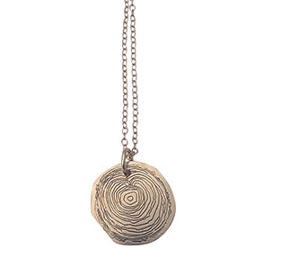 Wood Slice Earrings and Necklace