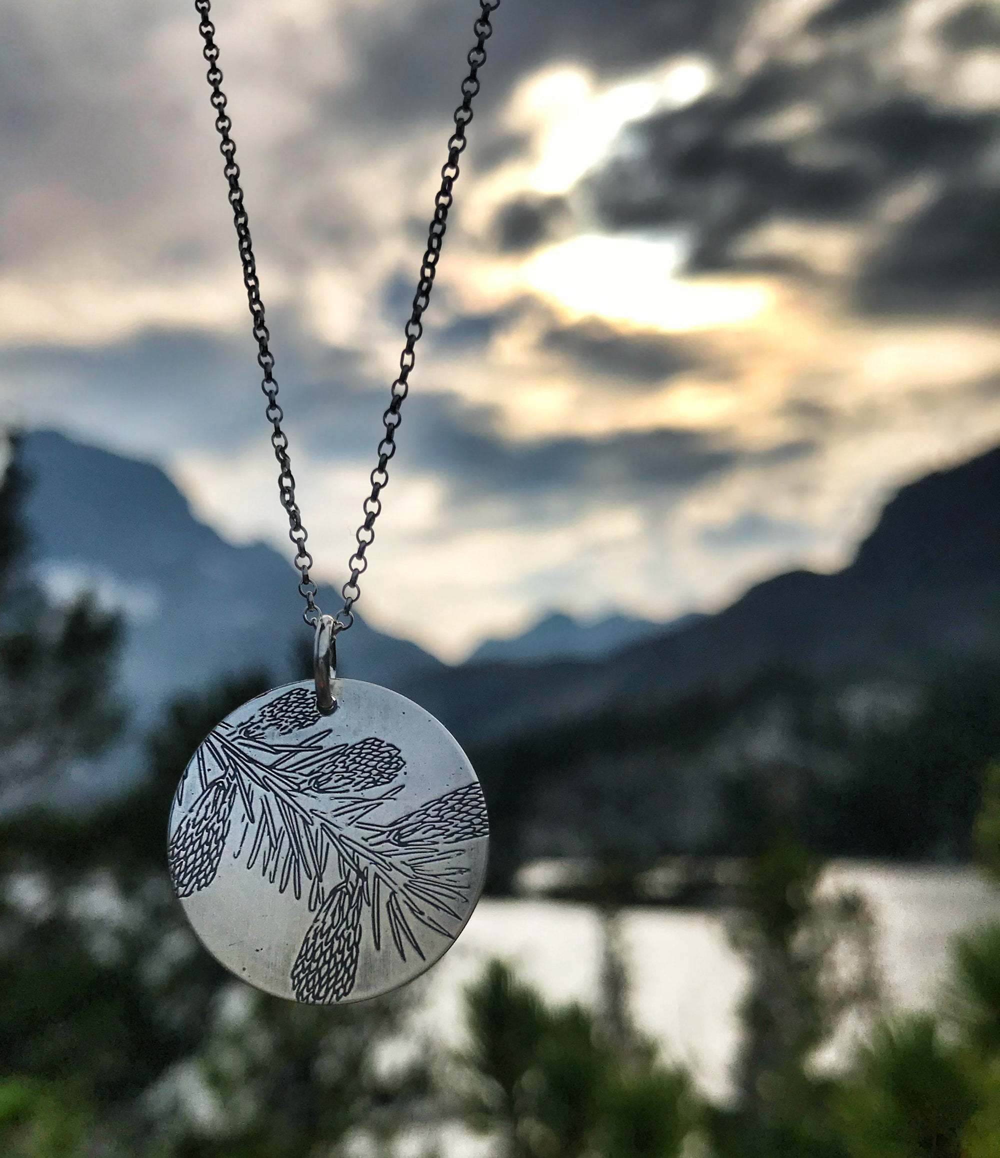Spruce Tips Pendant