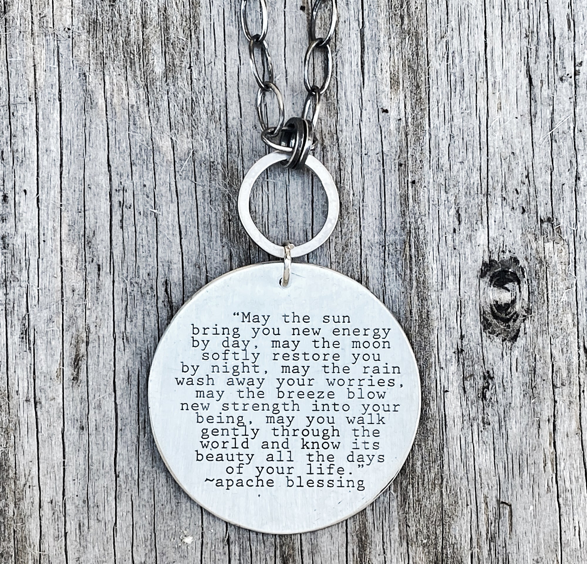 Spruce and Wedding Blessing Necklace