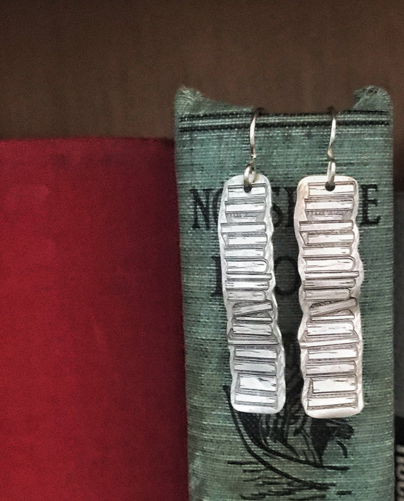 Book Stack Earrings
