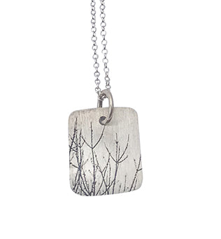 Simple Branch Necklace and Earrings