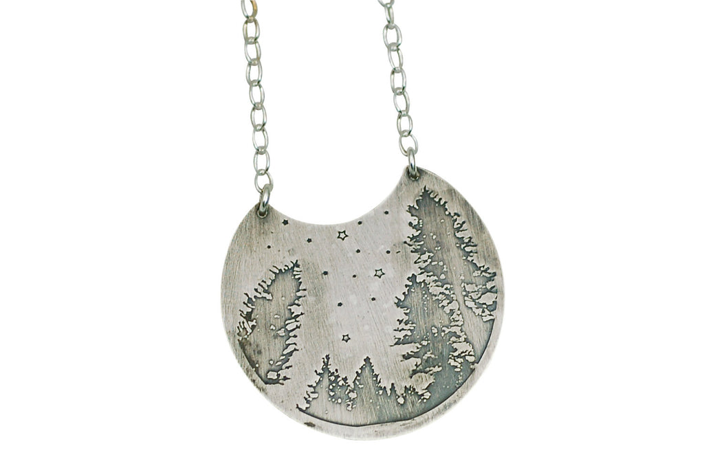 Stars and Trees necklace