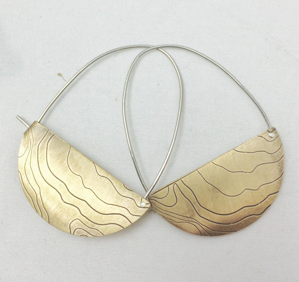 Rivet and Fold Hoops Series 1