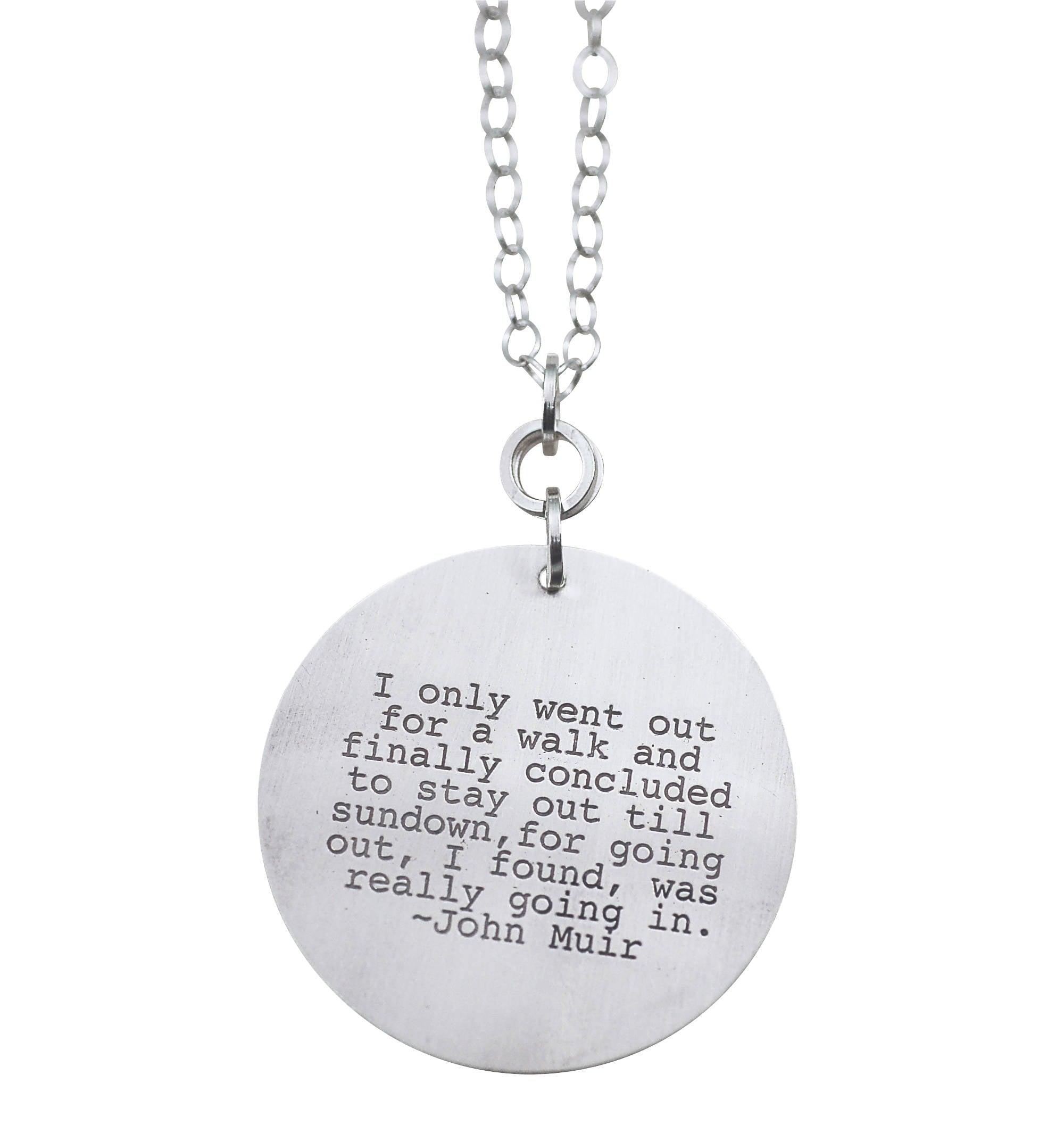 Emerald Bay Line Drawing Pendant