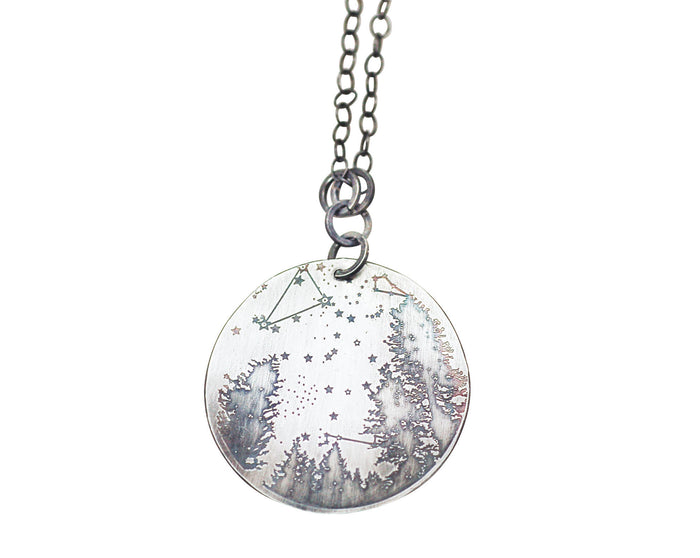 zodiac necklace, constellation necklace, constellation jewelry
