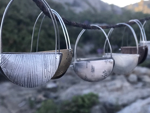 Rivet and Fold Hoops Series 1