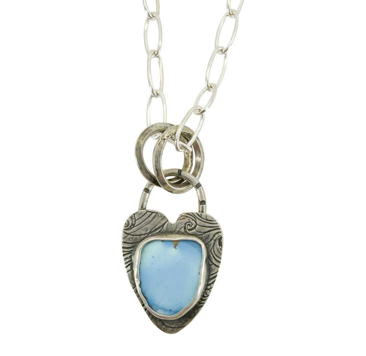 turquoise heart necklace