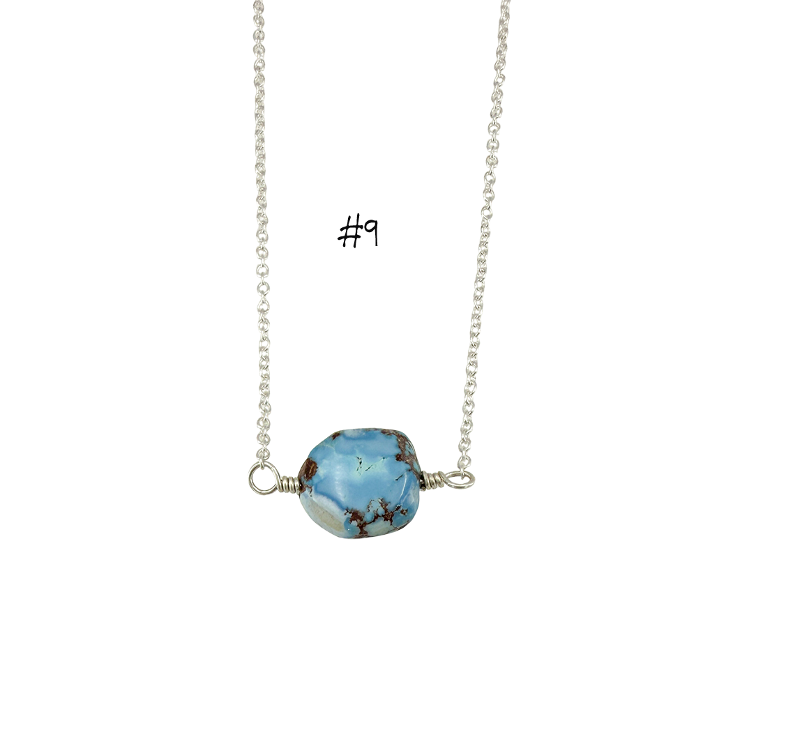 Tiny Golden Hills Necklaces-Krista Tranquilla Studio