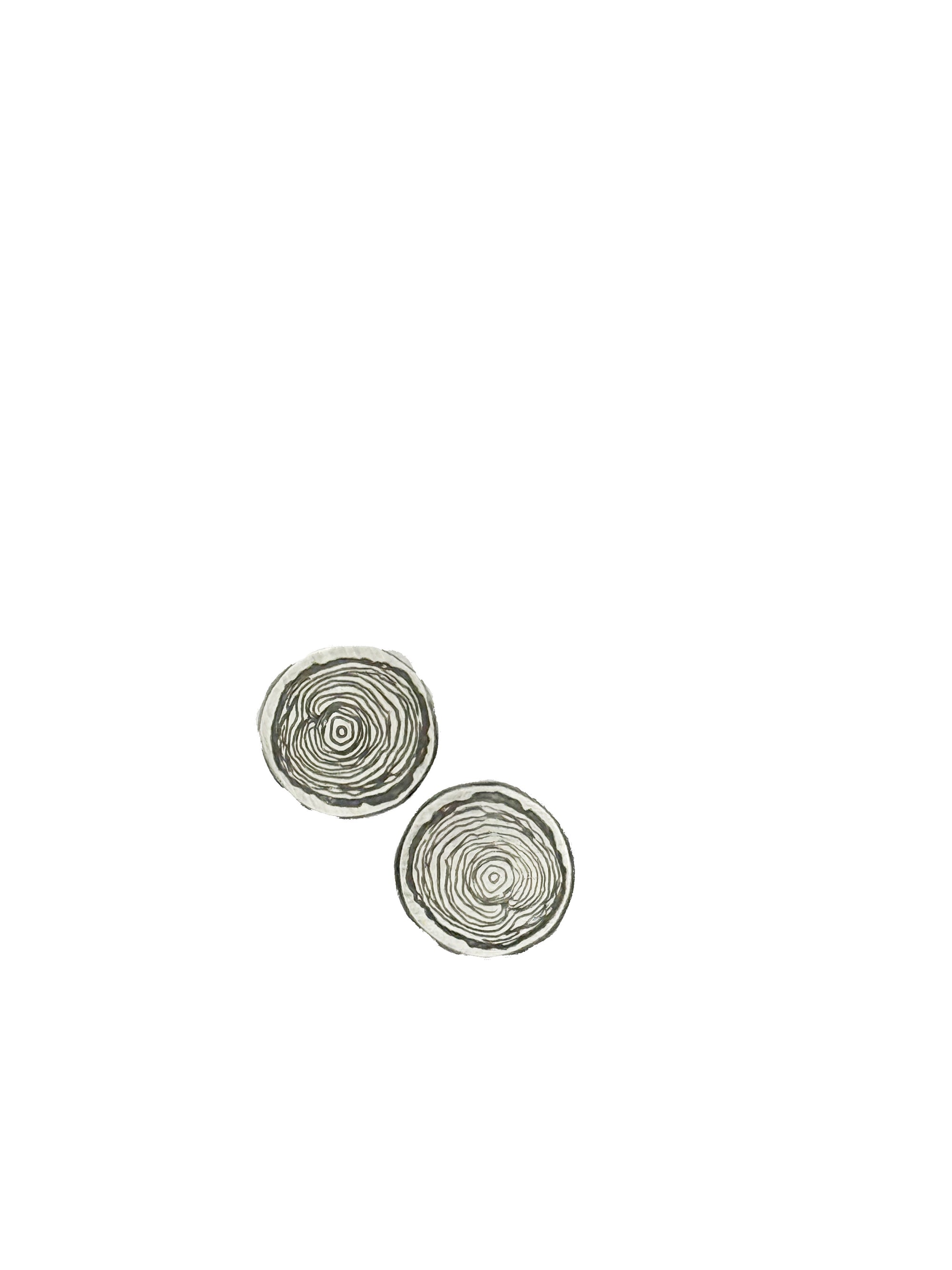 Wood Slice Earrings and Necklace-Krista Tranquilla Studio