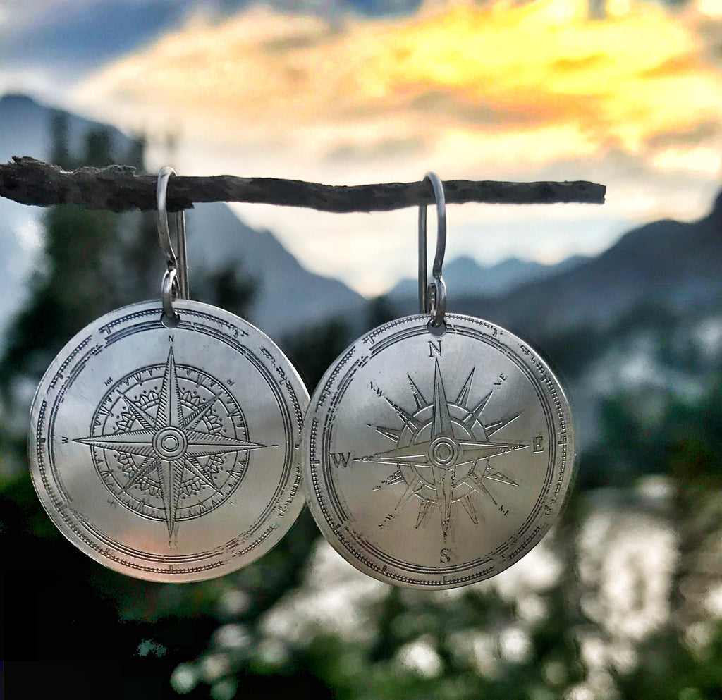 Compass Earrings