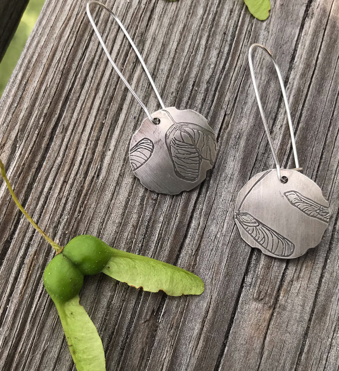 Maple Seed Earrings