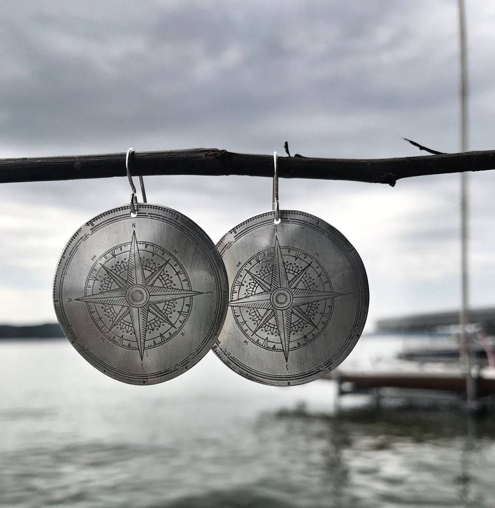 Compass Earrings