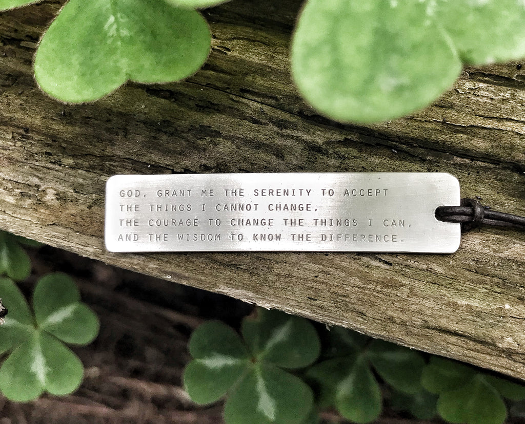 Serenity Prayer Necklace