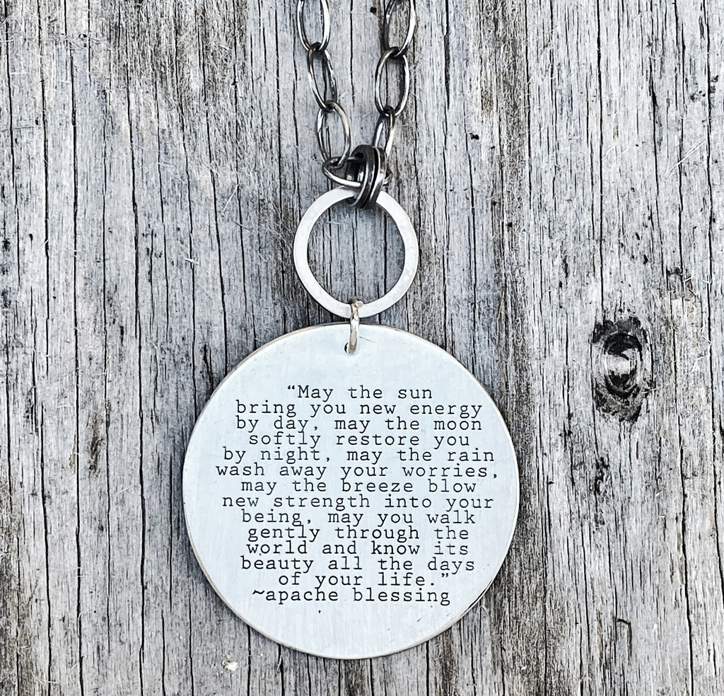 Spruce and Wedding Blessing Necklace