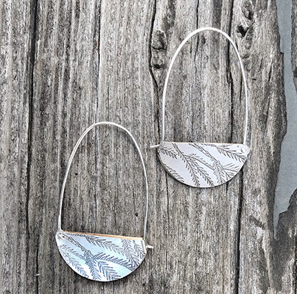 Rivet and Fold Hoops Series 3 – Krista Tranquilla Studio