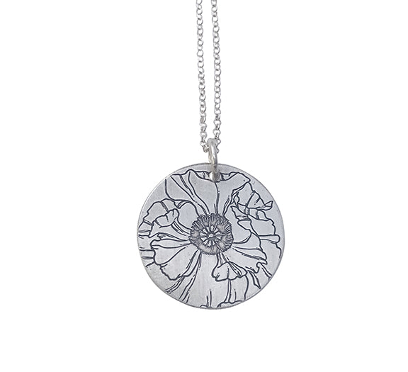 poppy necklace