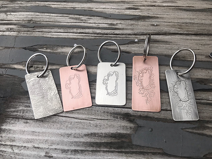 Tahoe Watershed And Truckee River Keychains – Krista Tranquilla Studio