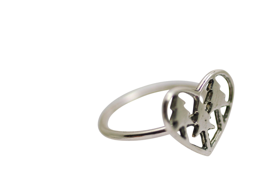 Tiny Tree Love Ring