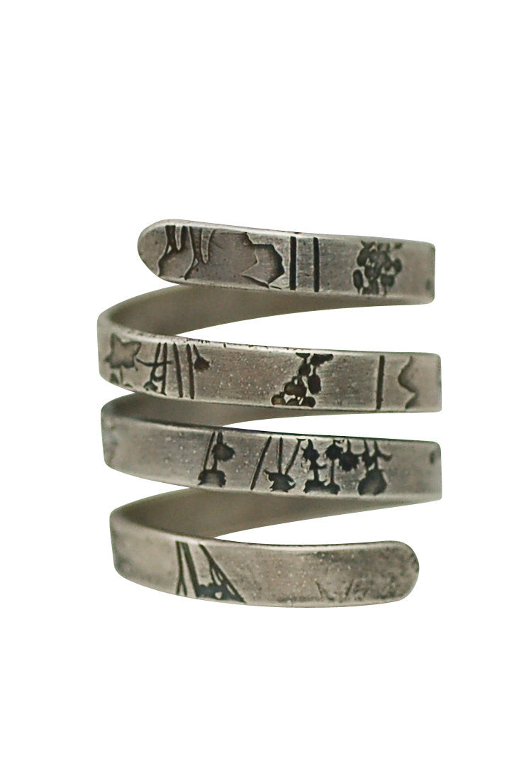 floral wrap ring