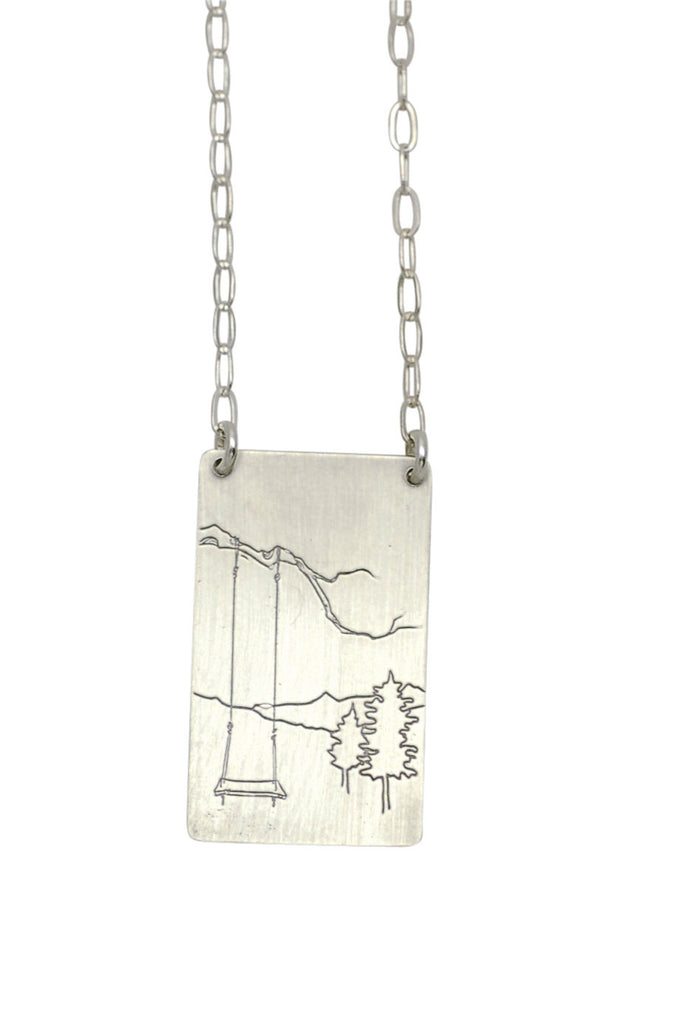 tree swing necklace