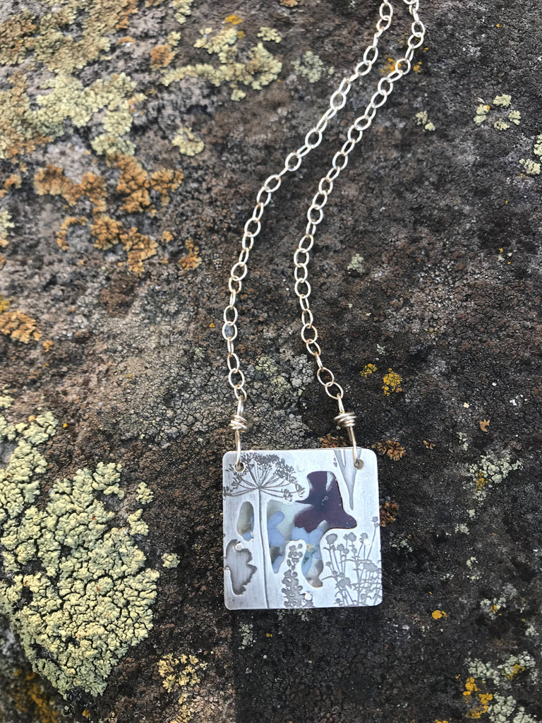 Pressed Wildflower Necklaces