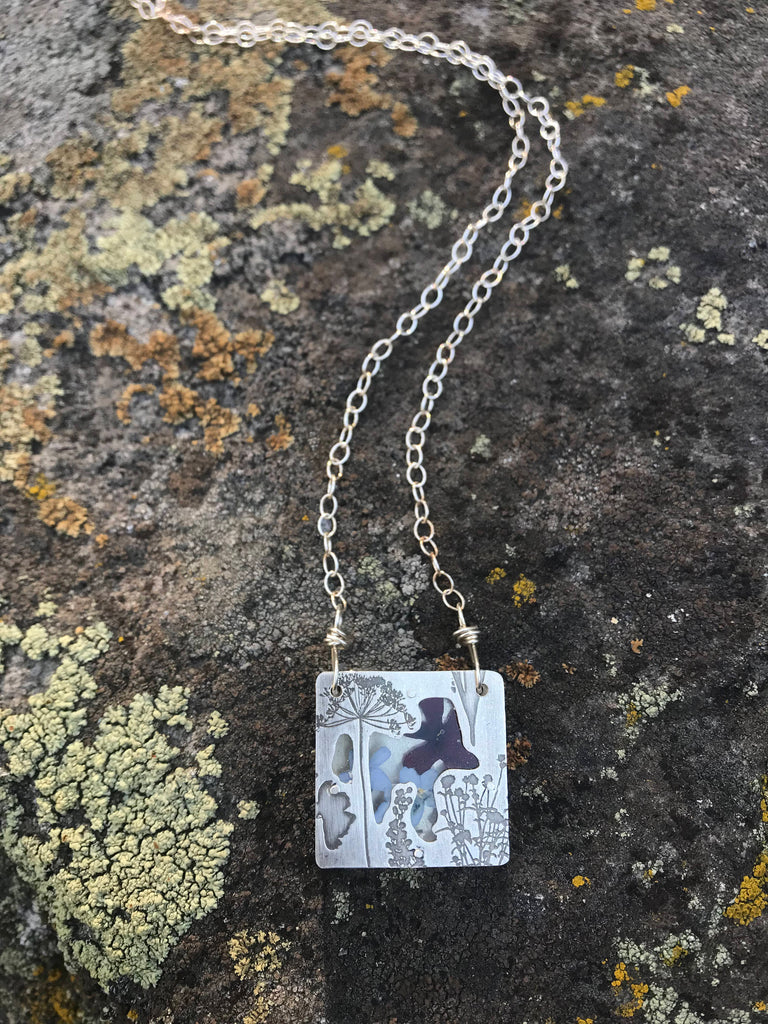 Pressed Wildflower Necklaces