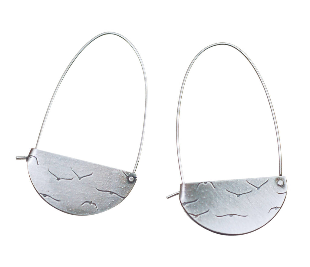 Rivet and Fold Hoops Large Series 2