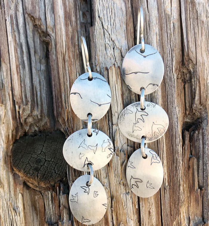 Bird  Dangle Earrings