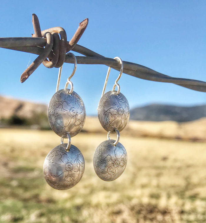 Double Poppy Earrings