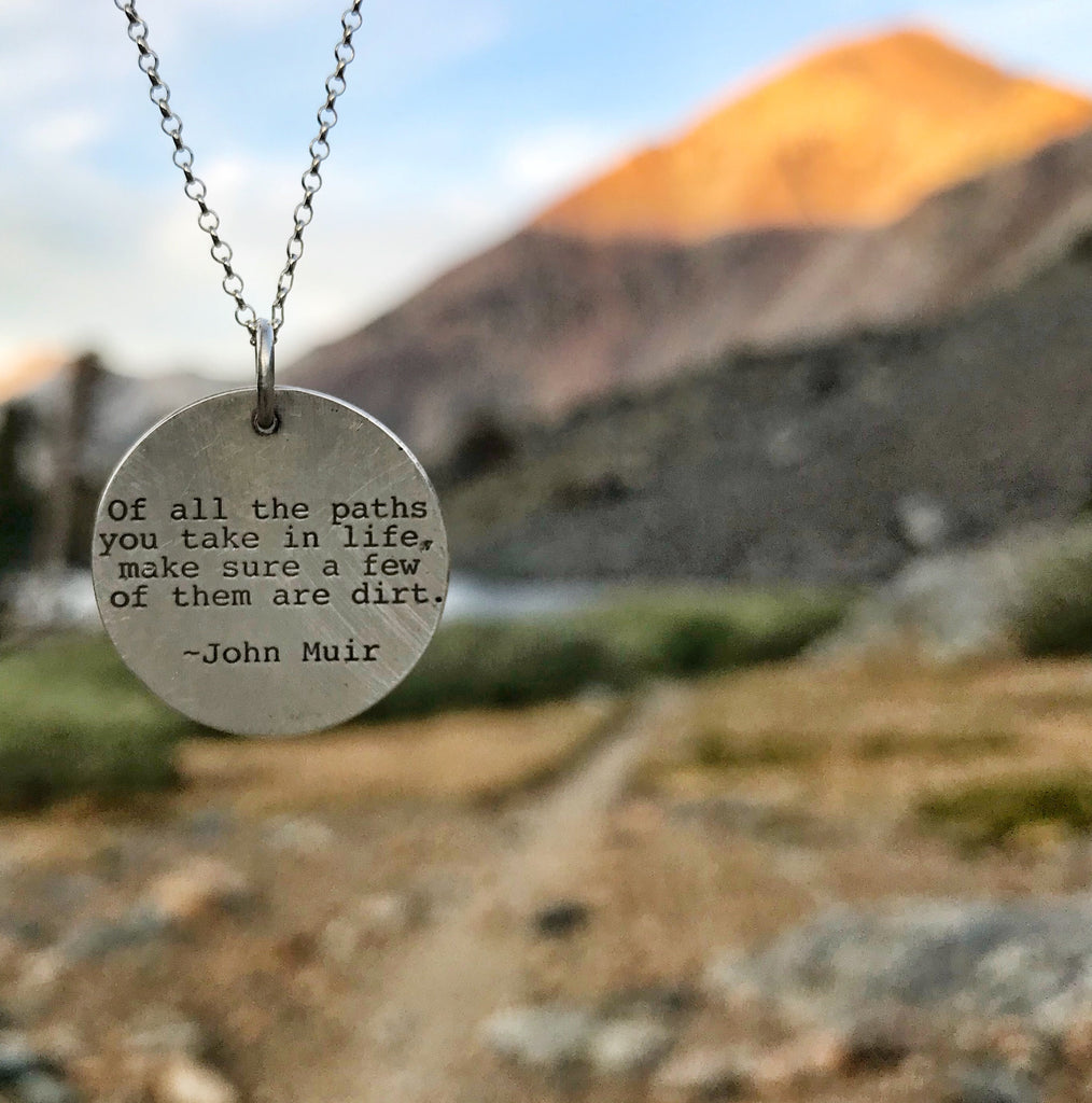 Trails and Mountain Necklace