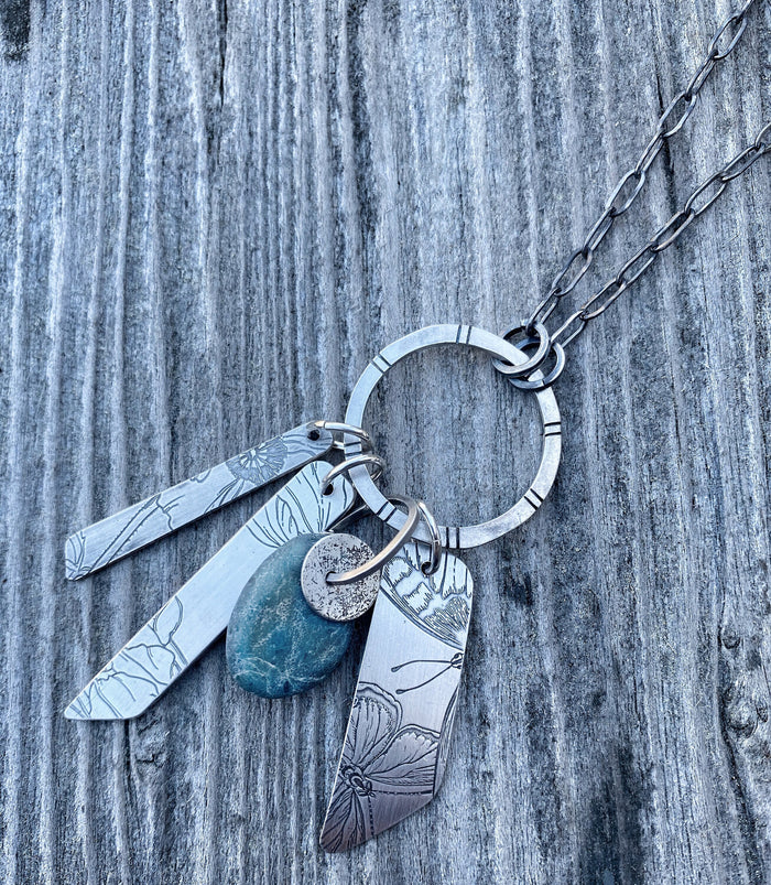 Mixed Prints Necklace