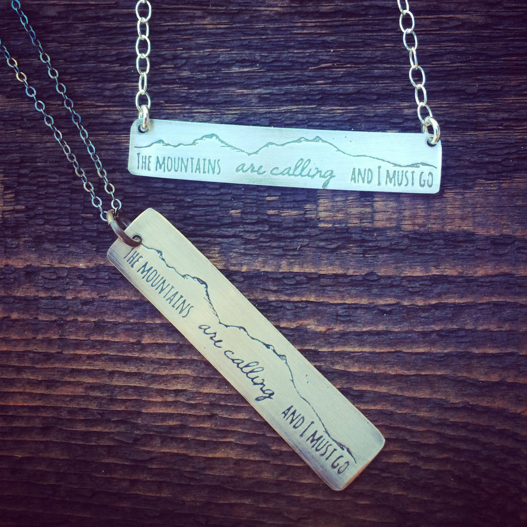 Mountains Calling Necklace
