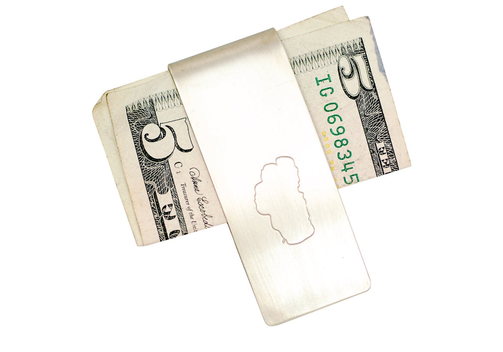 CA or Tahoe Roller Printed Money clips