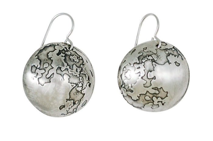 Full moon earrings