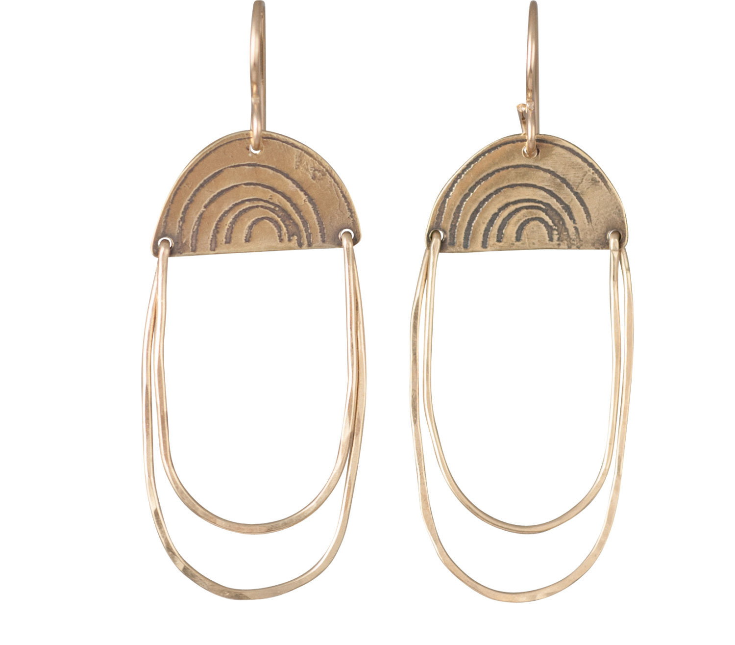 Rainbow Earrings-Krista Tranquilla Studio