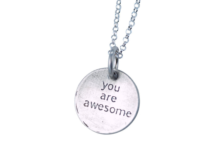 you are awesome necklace
