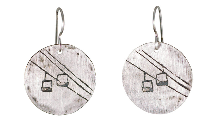 chair lift earrings