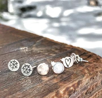 Small stamped studs
