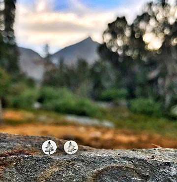 Small stamped studs