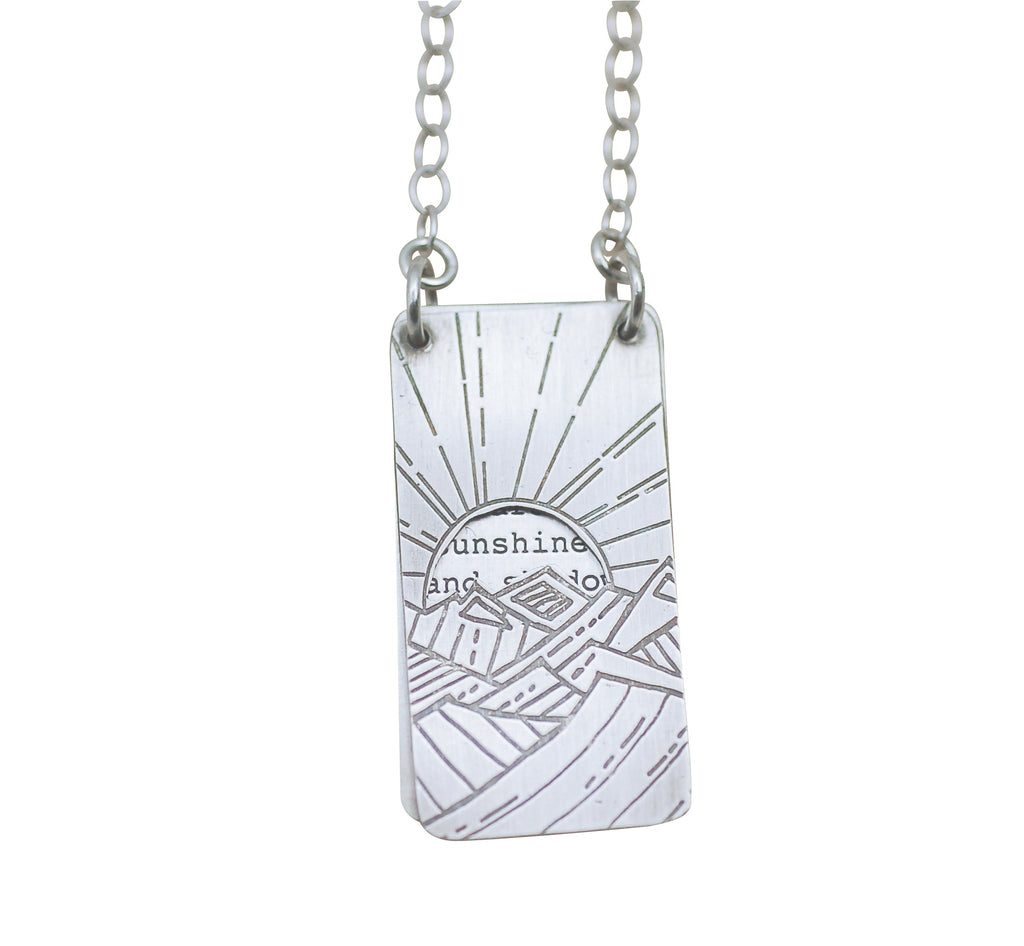 Sun, Mountains and Shadows Necklace