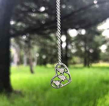 Tiny Tree Love Pendant